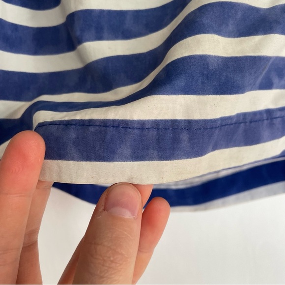 Scotch & Soda Mens Blue and White Striped Swim Shorts Trunks Drawstring M - Picture 15 of 15